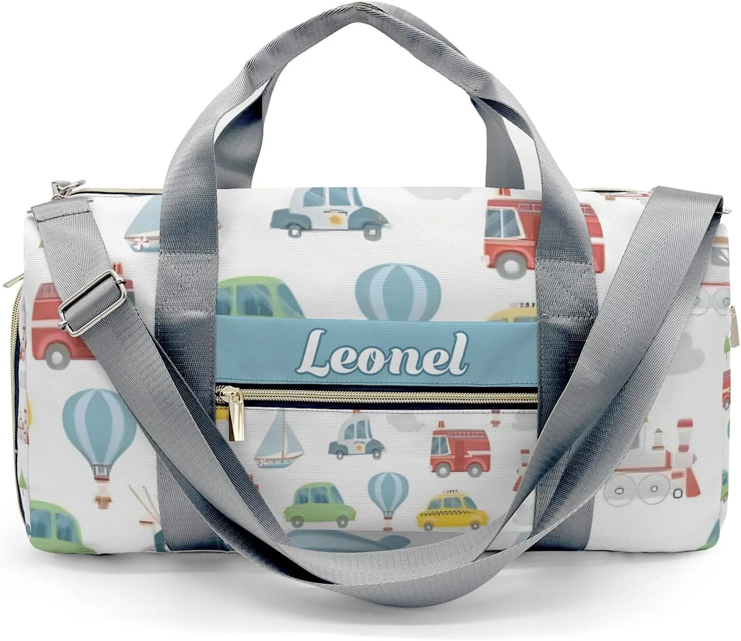 Personalized Ship Car Hot Balloon Duffel Bag,Customized Sport Player Travel Bag for Gifts