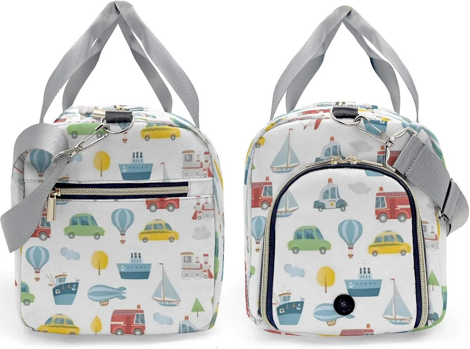 Personalized Ship Car Hot Balloon Duffel Bag,Customized Sport Player Travel Bag for Gifts