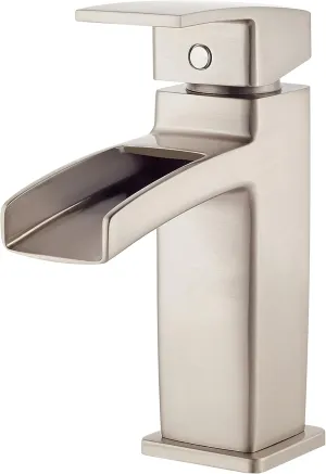 Pfister LG42DF0K LG42-DF0K Kenzo Single Control 4" Centerset Bathroom Faucet in Brushed Nickel, 1.2gpm