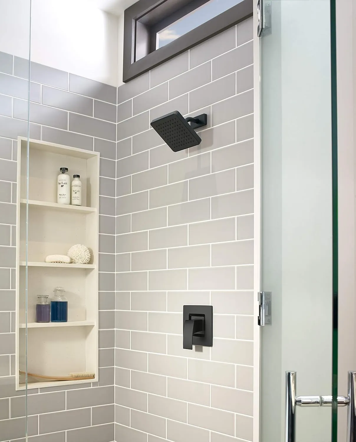 Pfister LG897DFB Kenzo 1-Handle Shower Only Trim in Matte Black