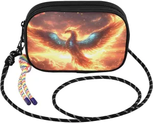 Phoenix Fire Sky Crossbody Bag for Women Cell Phone Purses Women's Small Shoulder Handbags Wallet Purse with Strap