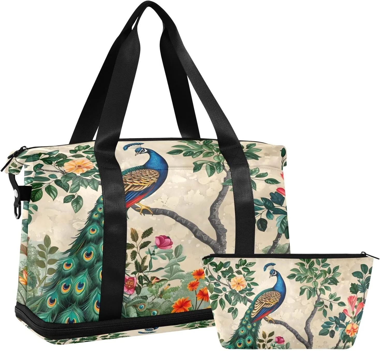 Phoenix Travel Duffel Bag Waterproof Gym Sport Tote Bag Carry On Weekender Bag with Compartment