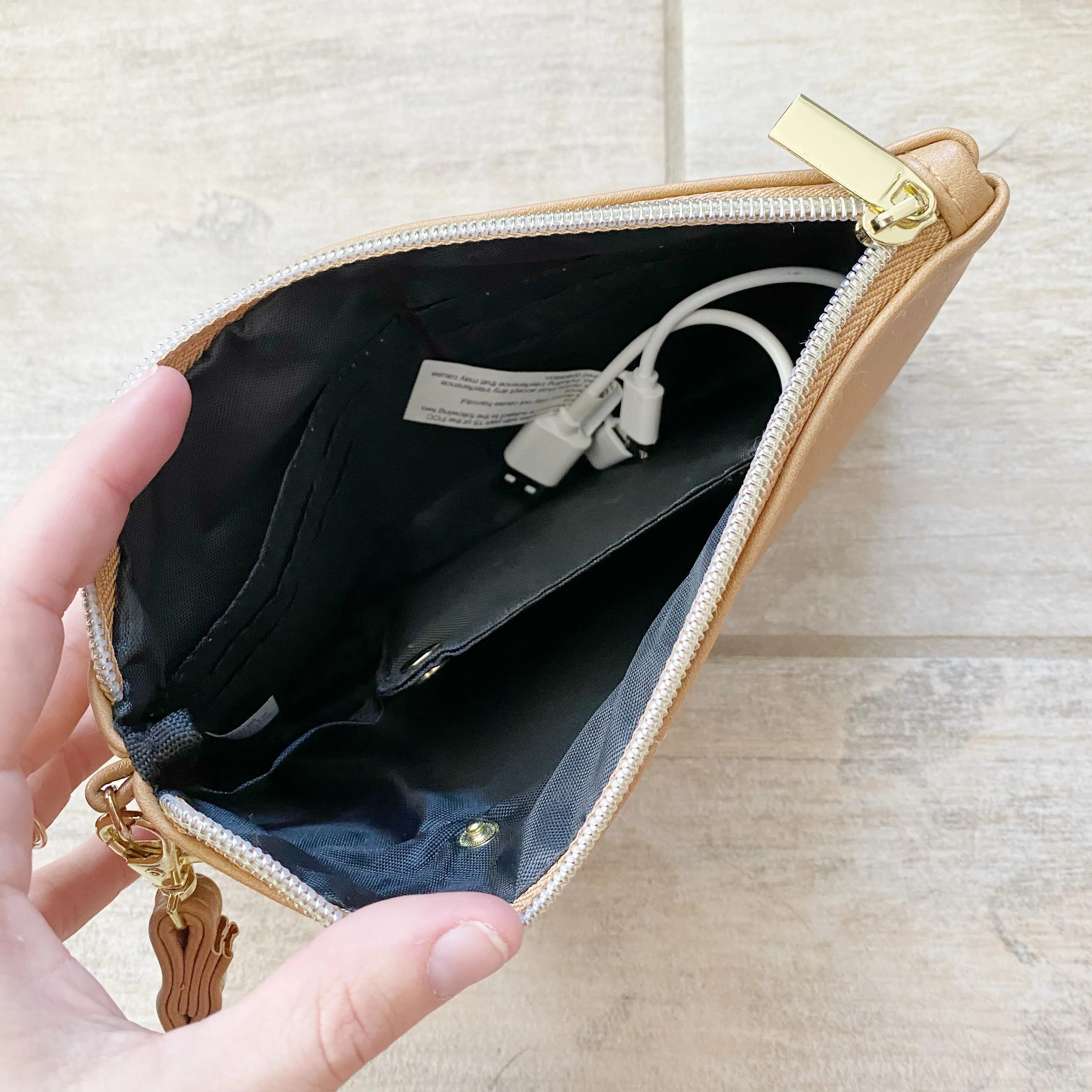 Phone Charging Wristlet Clutch
