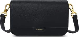 Pixie Mood LARISSA-CB-PINPB-OS Pebbled Exterior Dual Bag, Recycled Vegan Leather Crossbody Handbag Purse