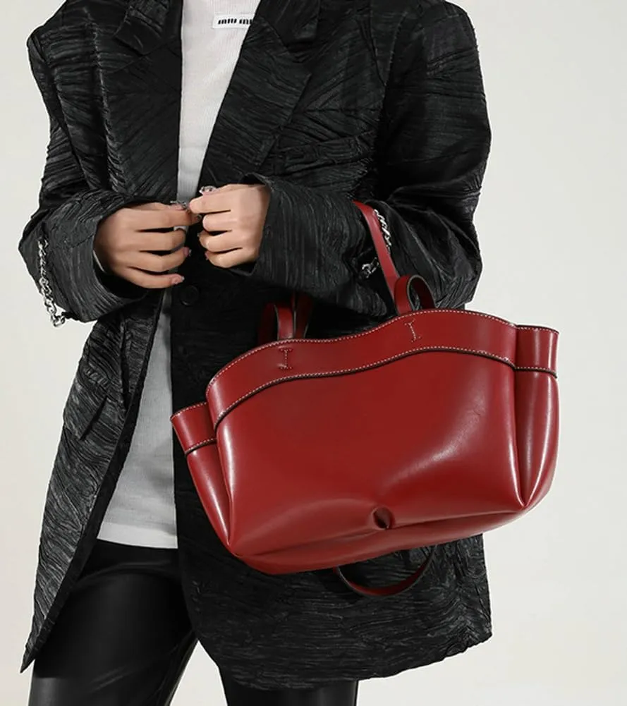 Pocadri Tote Bag for Women Magnetic Buckle Shoulder Handbag Vegan Leather Purses for Work College Dating