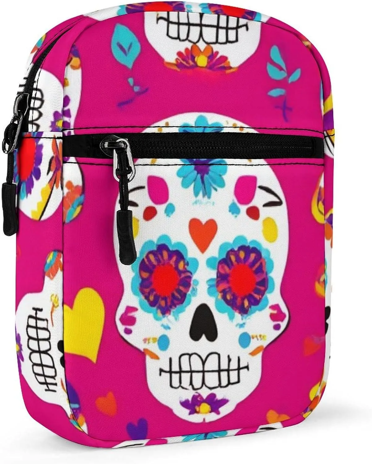 Portable Crossbody Shoulder Bag for Women, Travel Mini Pouch Waterproof Casual Zipper Cell Phone Purse