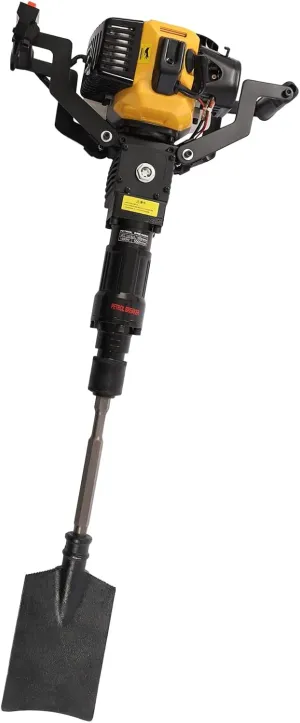 Portable Excavator Shovel 52cc 2 Stroke Planting Shovel Garden Tree Digger Machine Handheld Digger Digging Machine, Post Hole Digger Ditch Digger for Garden Farm and Home