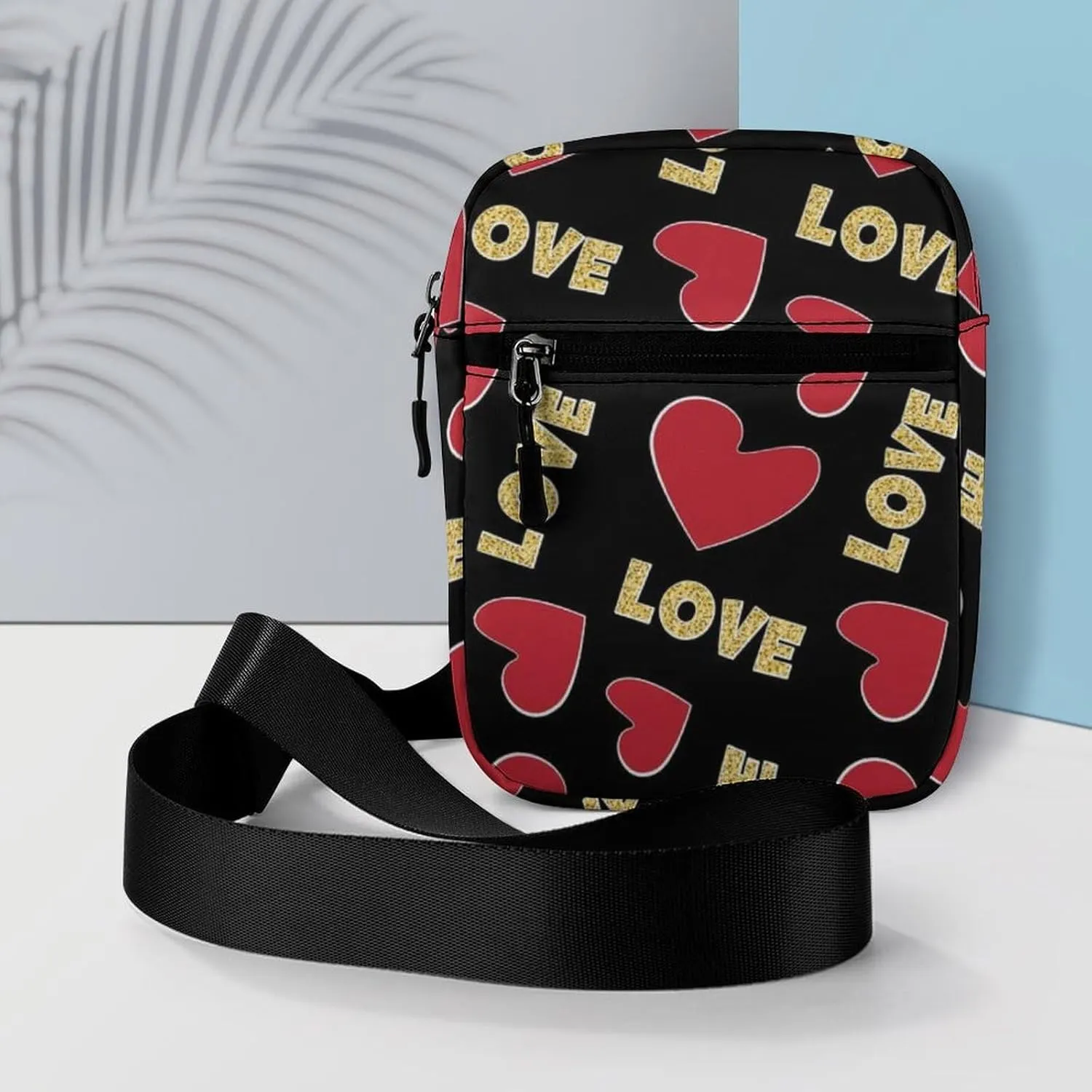Portable Small Crossbody Bag for Women Men, Casual Mini Cell-phone Pouch Travel Shoulder Bag