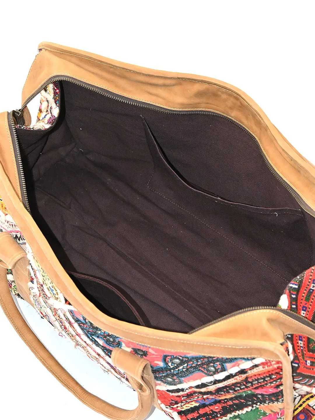 PORTICO - VINTAGE FABRIC PATCHWORK TRAVEL BAG