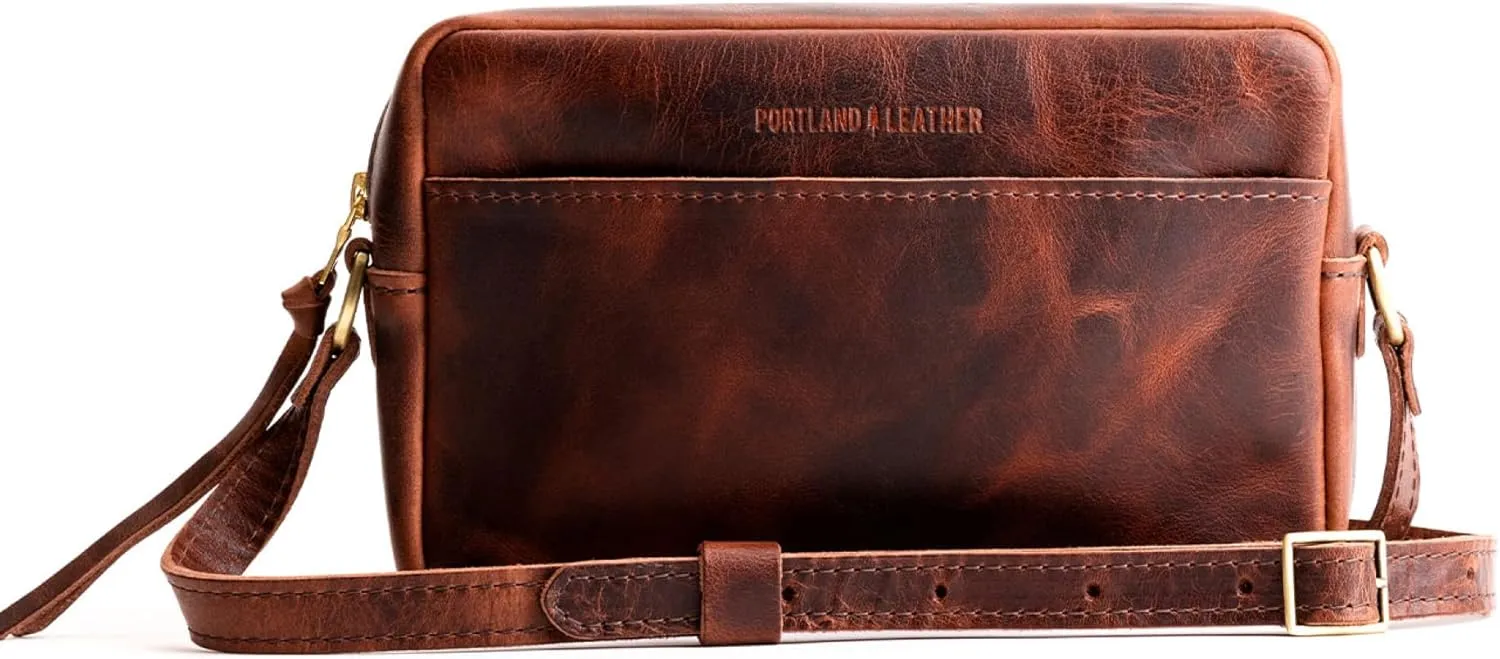 Portland Leather Goods Large Camera Bag Purse for Women – Handmade from the Finest Full-Grain Hides