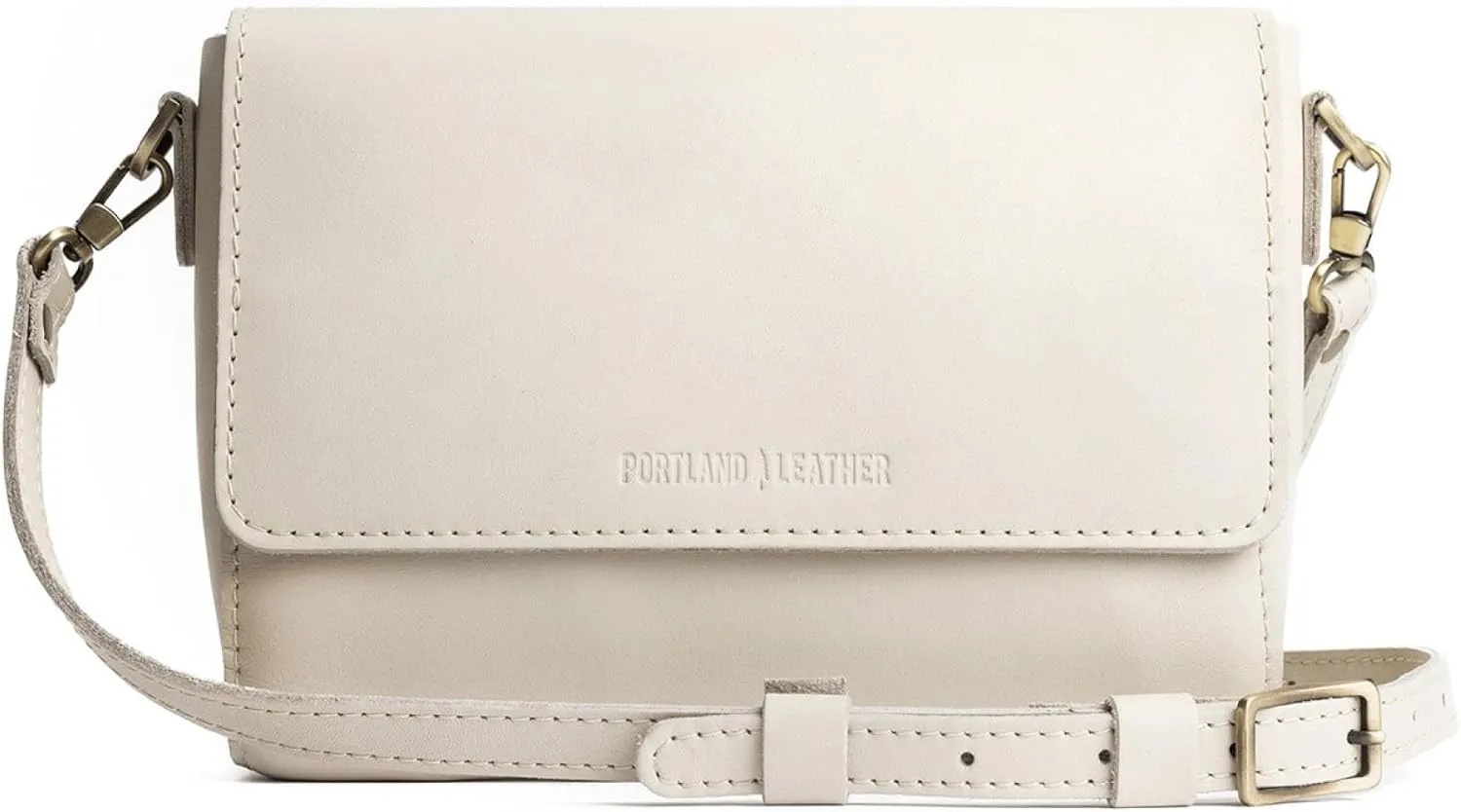 Portland Leather Goods Metro Crossbody Bag for Women – Handmade from the Finest Full-Grain Hides