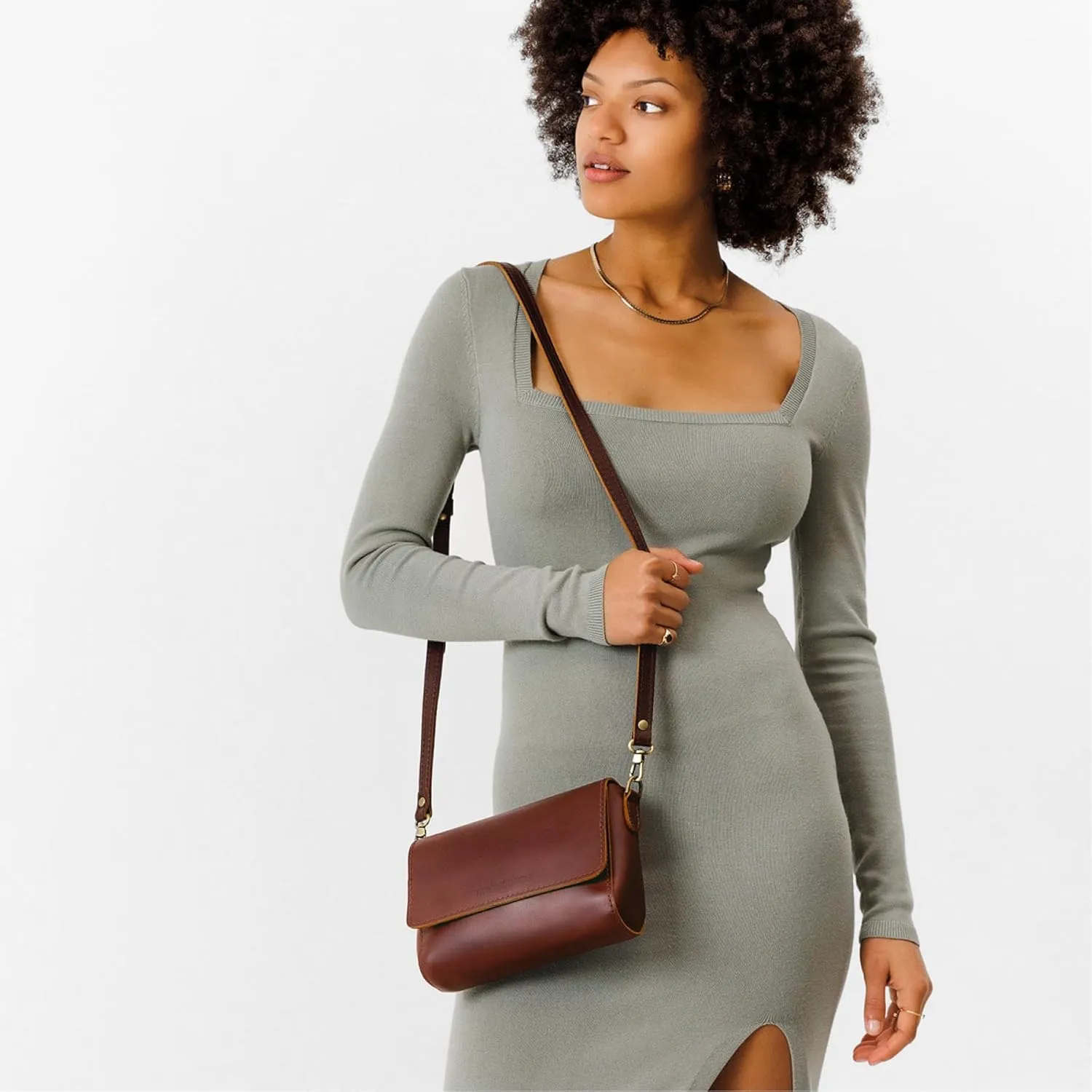 Portland Leather Goods Metro Mini Crossbody Bag for Women – Handmade from the Finest Full-Grain Hides
