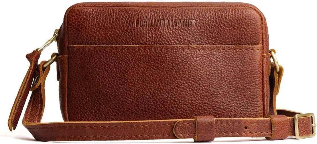 Portland Leather Goods Small Camera Bag Purse for Women – Handmade from the Finest Full-Grain Hides