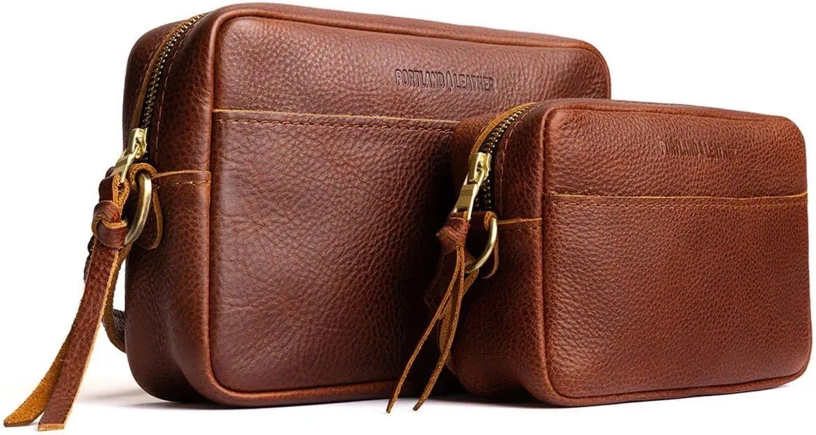 Portland Leather Goods Small Camera Bag Purse for Women – Handmade from the Finest Full-Grain Hides