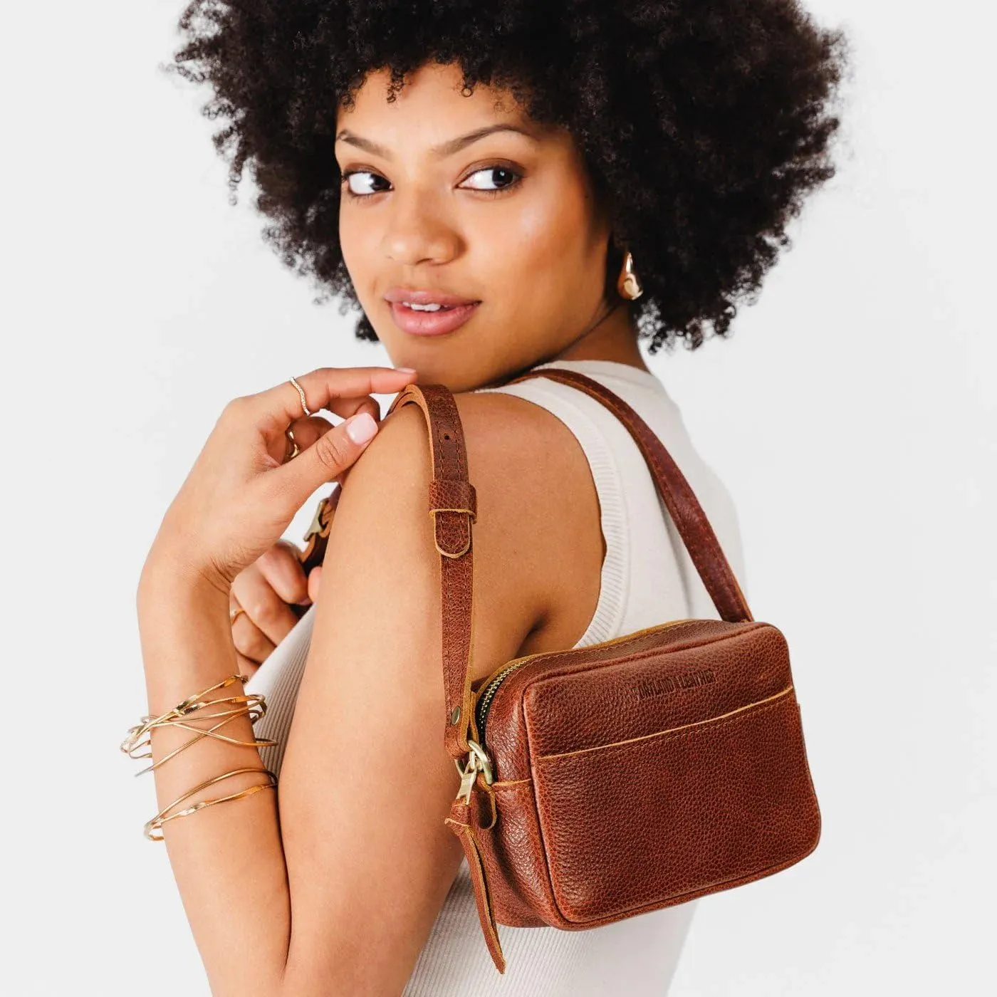 Portland Leather Goods Small Camera Bag Purse for Women – Handmade from the Finest Full-Grain Hides