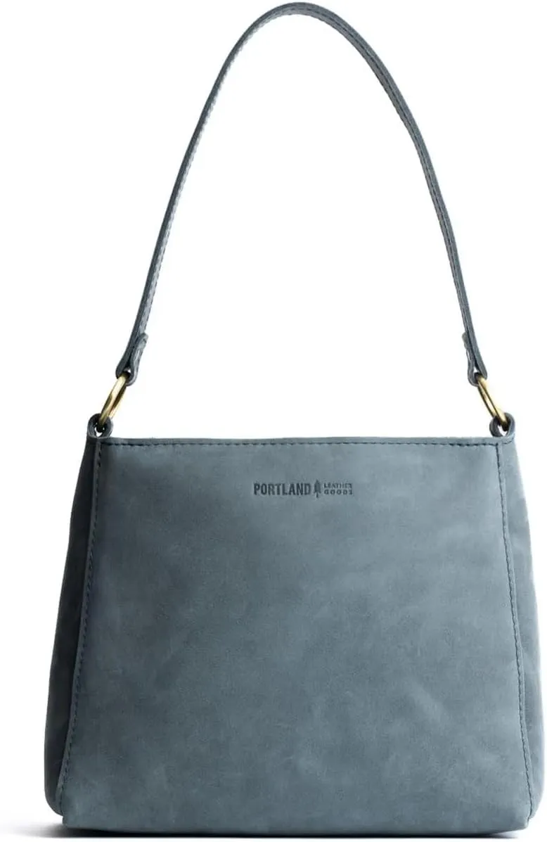 Portland Leather Goods Triangle Shoulder Bag for Women – Handmade from the Finest Full-Grain Hides