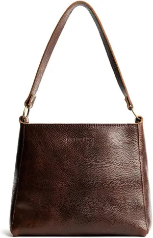 Portland Leather Goods Triangle Shoulder Bag for Women – Handmade from the Finest Full-Grain Hides