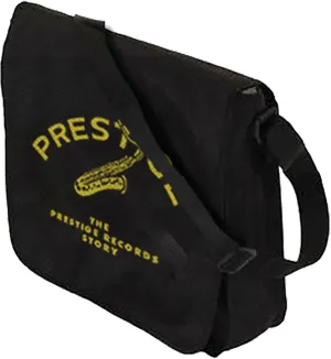 Prestige Flap Top Messenger Bag (One Size) (Black/Yellow)