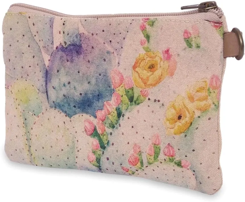Prickly Pear - Wristlet Wallets for Women, Crossbody Sling Bags, Cell Phone Purse, Cotton Canvas Purses