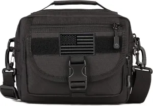 Protector Plus Tactical Messenger Bag Men Small Military MOLLE Crossbody Pack (Patch Included)