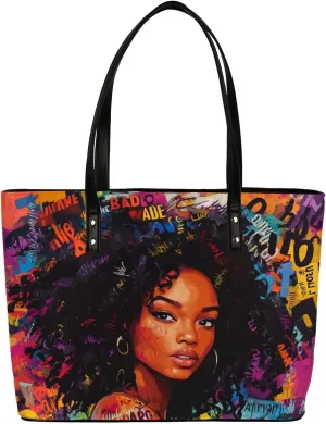 PU Leather Tote Bag for Women - Large Purses Handbags Top Handle Ladies Shoulder Bag with Zipper for Work Travel