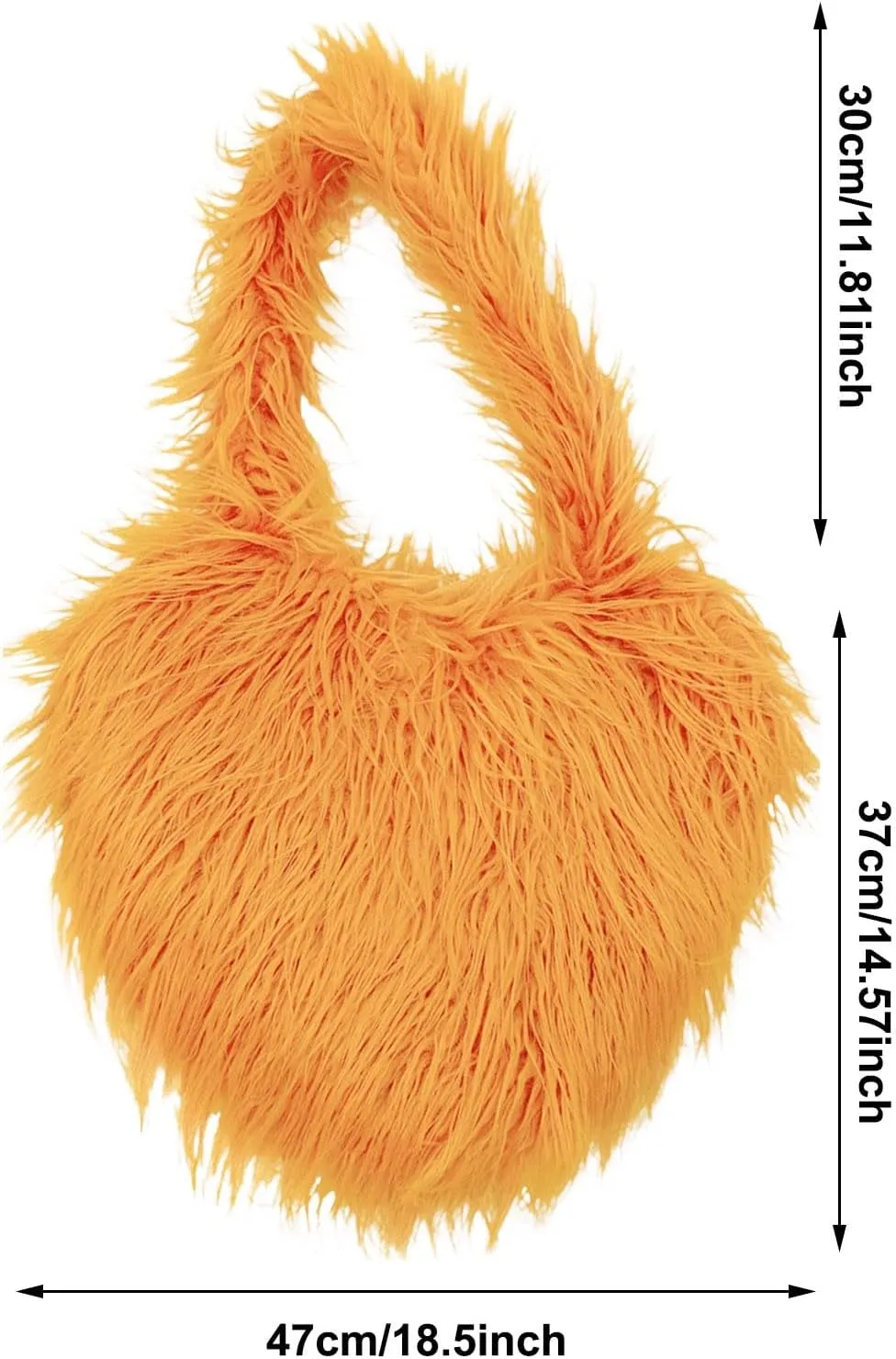 Puffer Tote Bag For Women Velvet Cross Body Bags Winter Cartoon Shoulder Handbags For Girls Outdoor