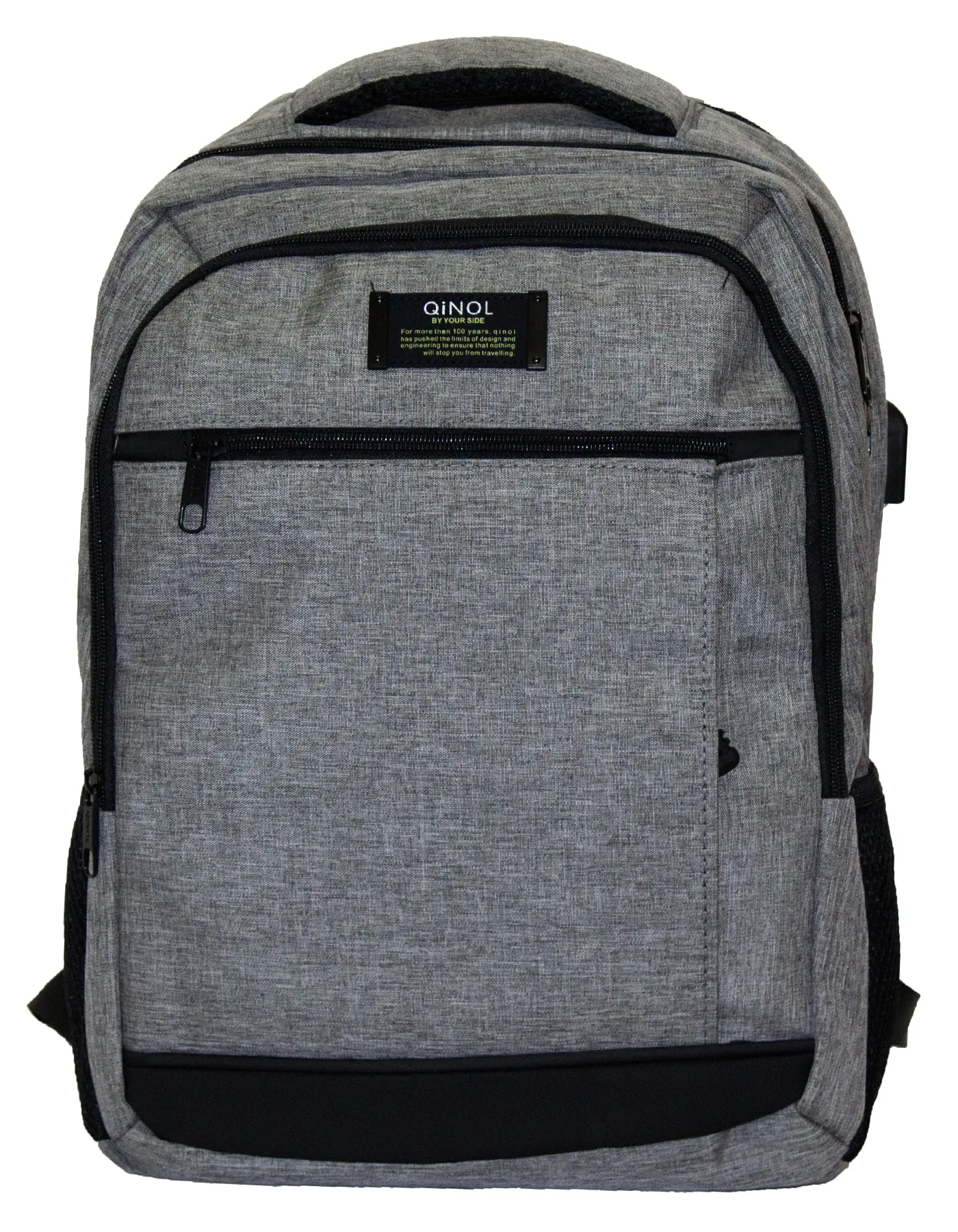 Qinol YCA-16 Unisex Travel 15” Laptop Backpack with USB Charging Port