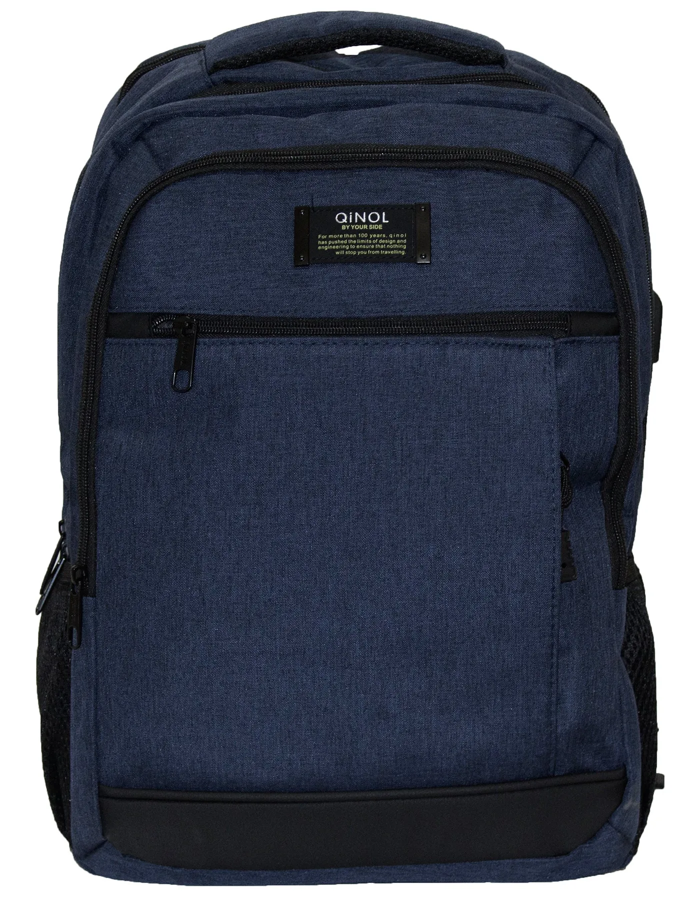 Qinol YCA-16 Unisex Travel 15” Laptop Backpack with USB Charging Port