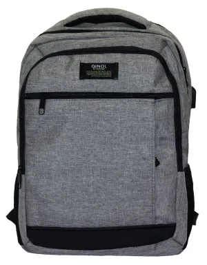 Qinol YCA-16 Unisex Travel 15” Laptop Backpack with USB Charging Port
