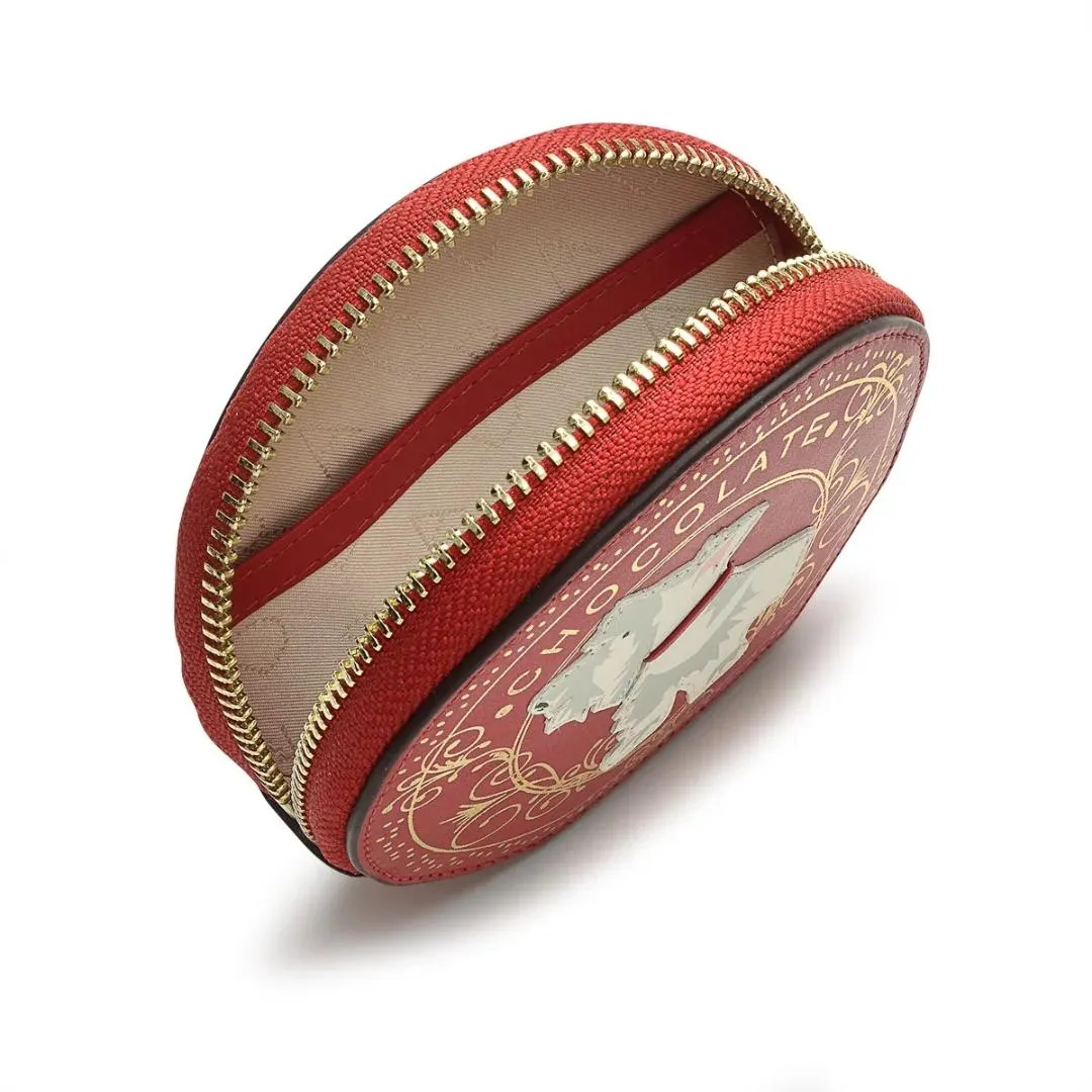 Radley Chocolate Heaven Small Coin Purse - Poinsettia