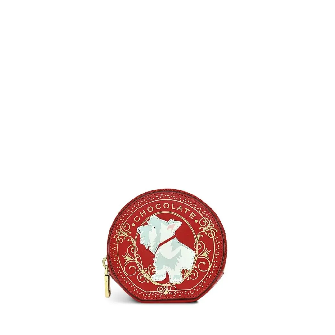 Radley Chocolate Heaven Small Coin Purse - Poinsettia