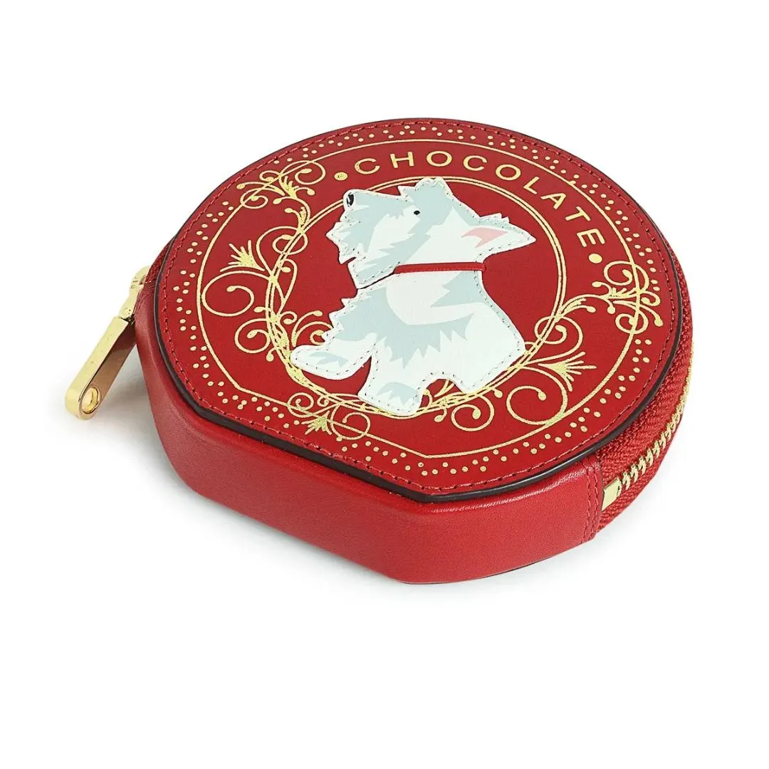 Radley Chocolate Heaven Small Coin Purse - Poinsettia