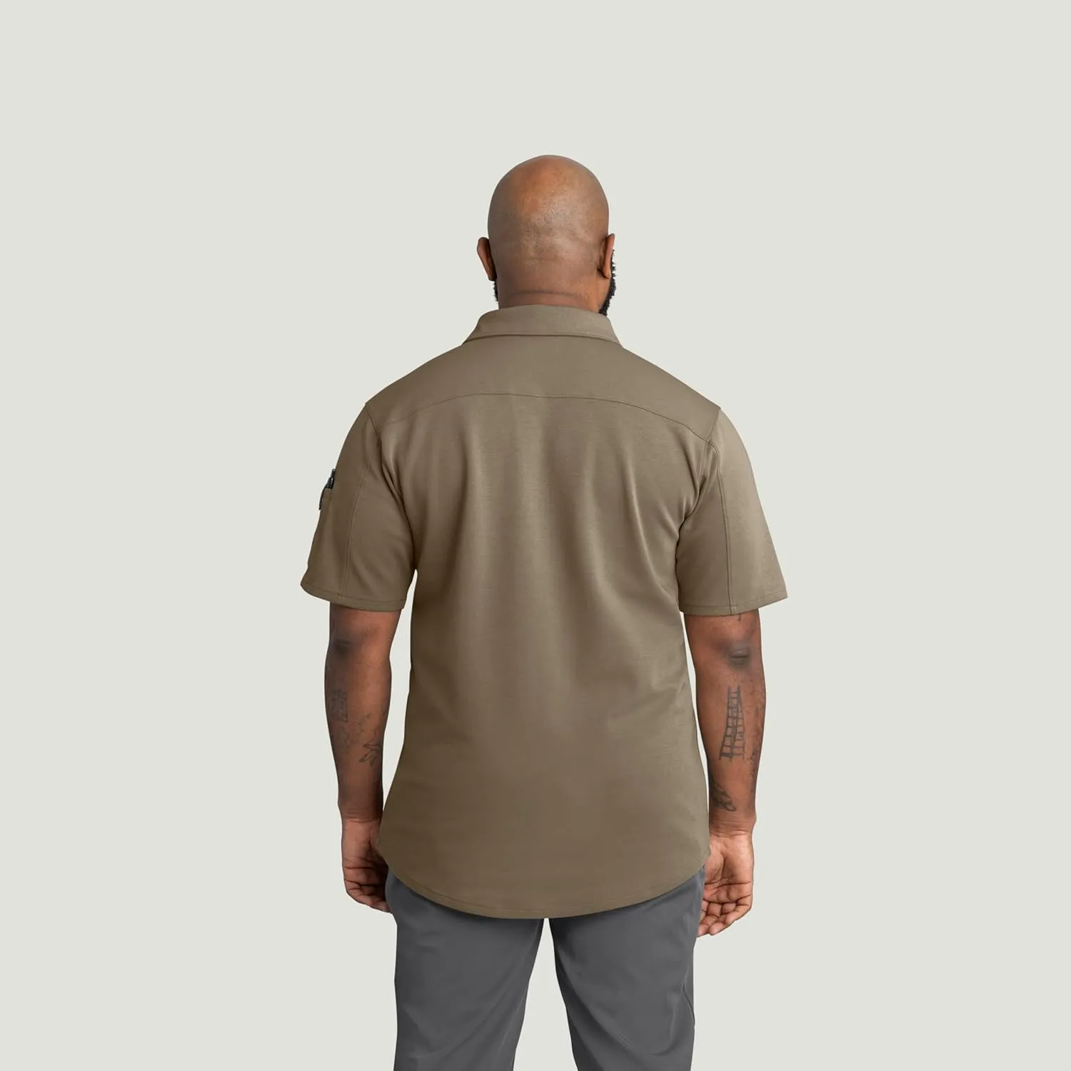 Red Kap Men's Snap Front Jersey Short Sleeve Work Shirt