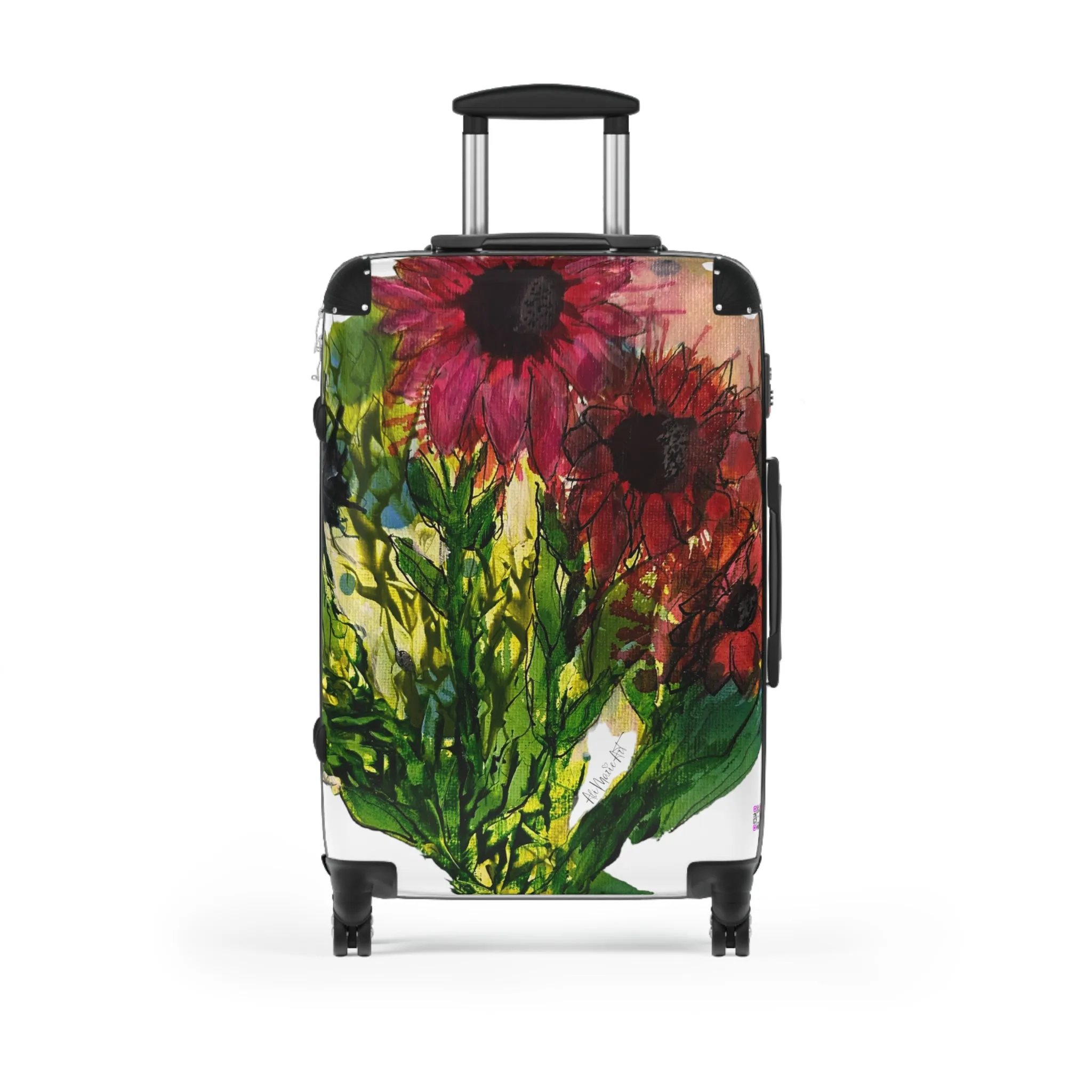 RED SUNFLOWERS Suitcase