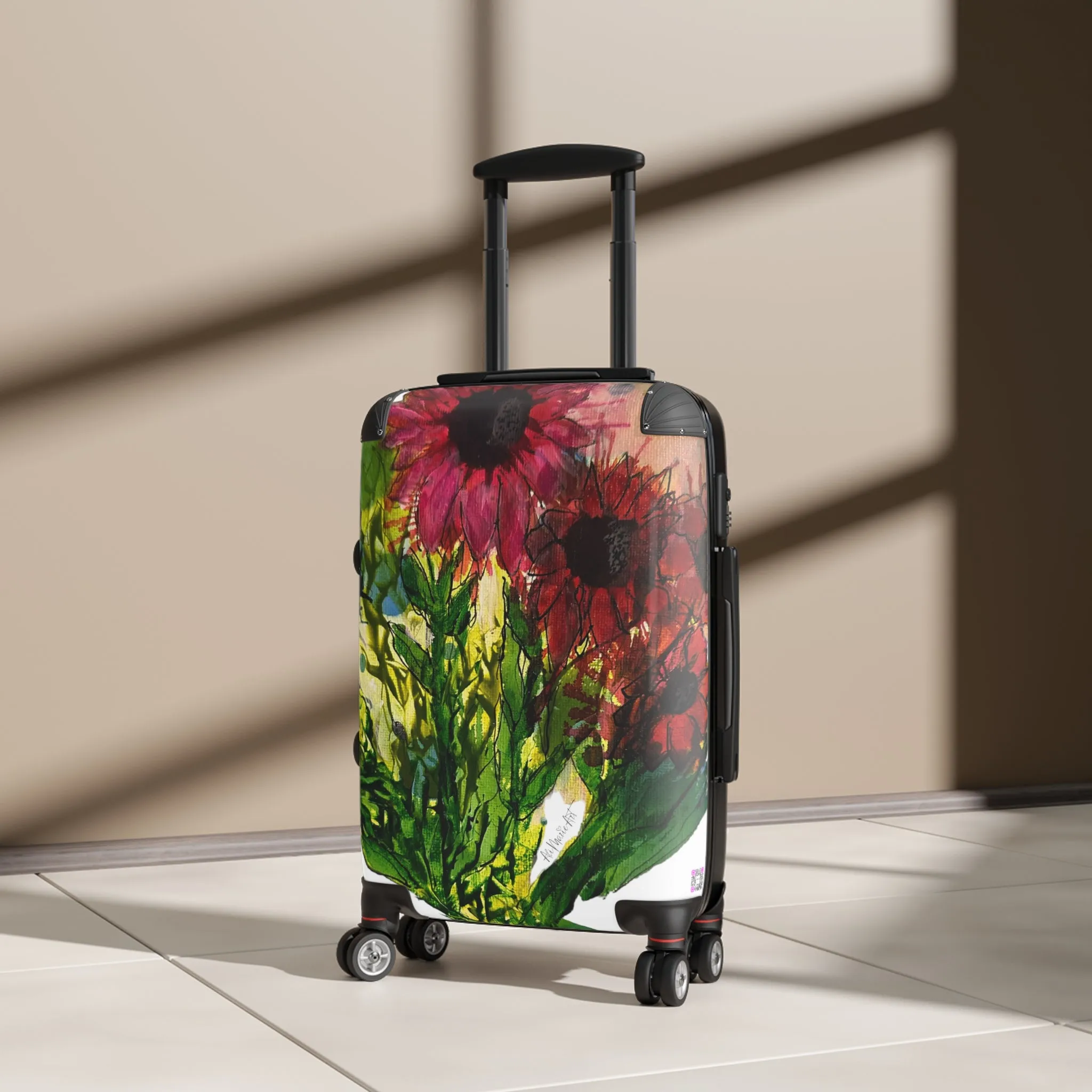 RED SUNFLOWERS Suitcase
