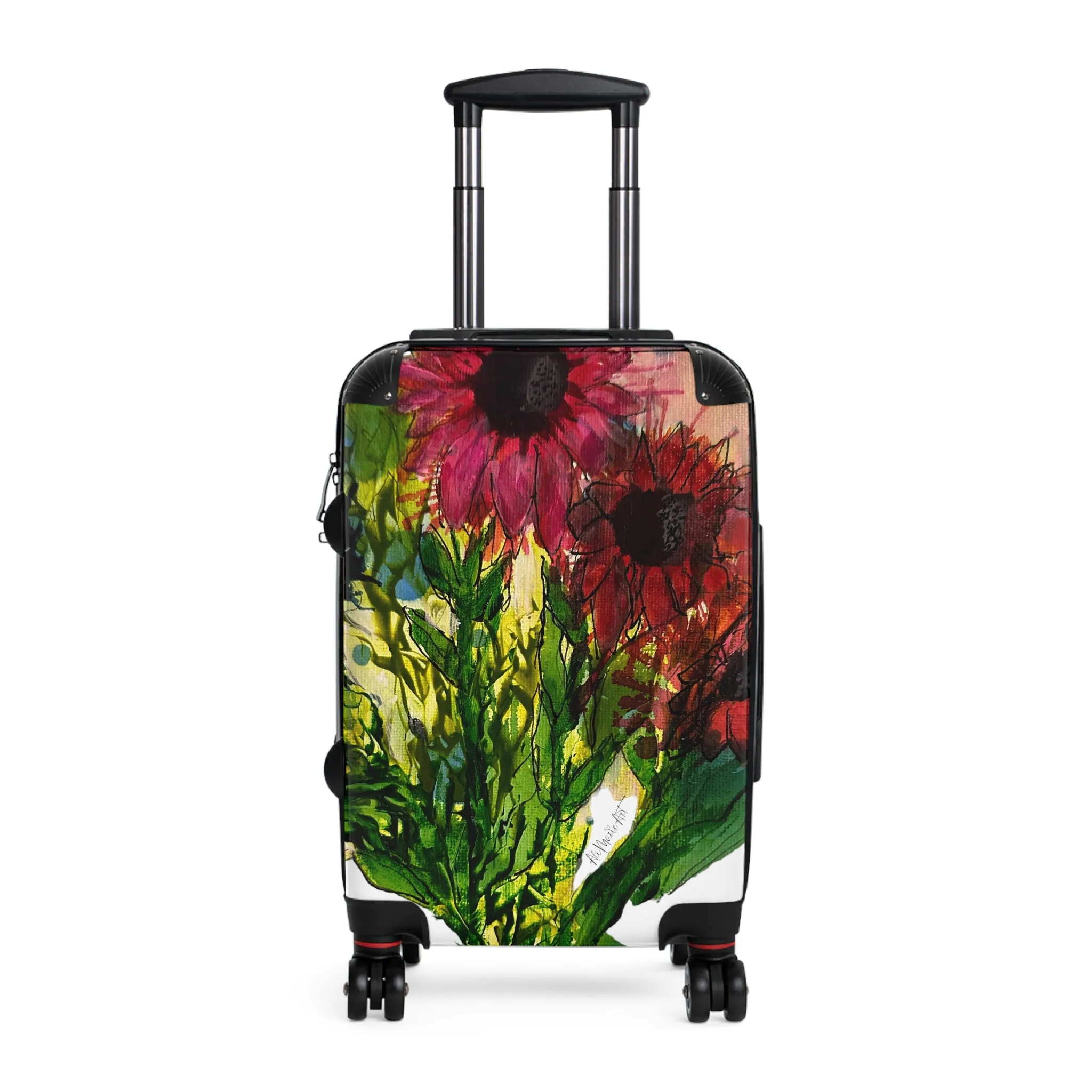 RED SUNFLOWERS Suitcase