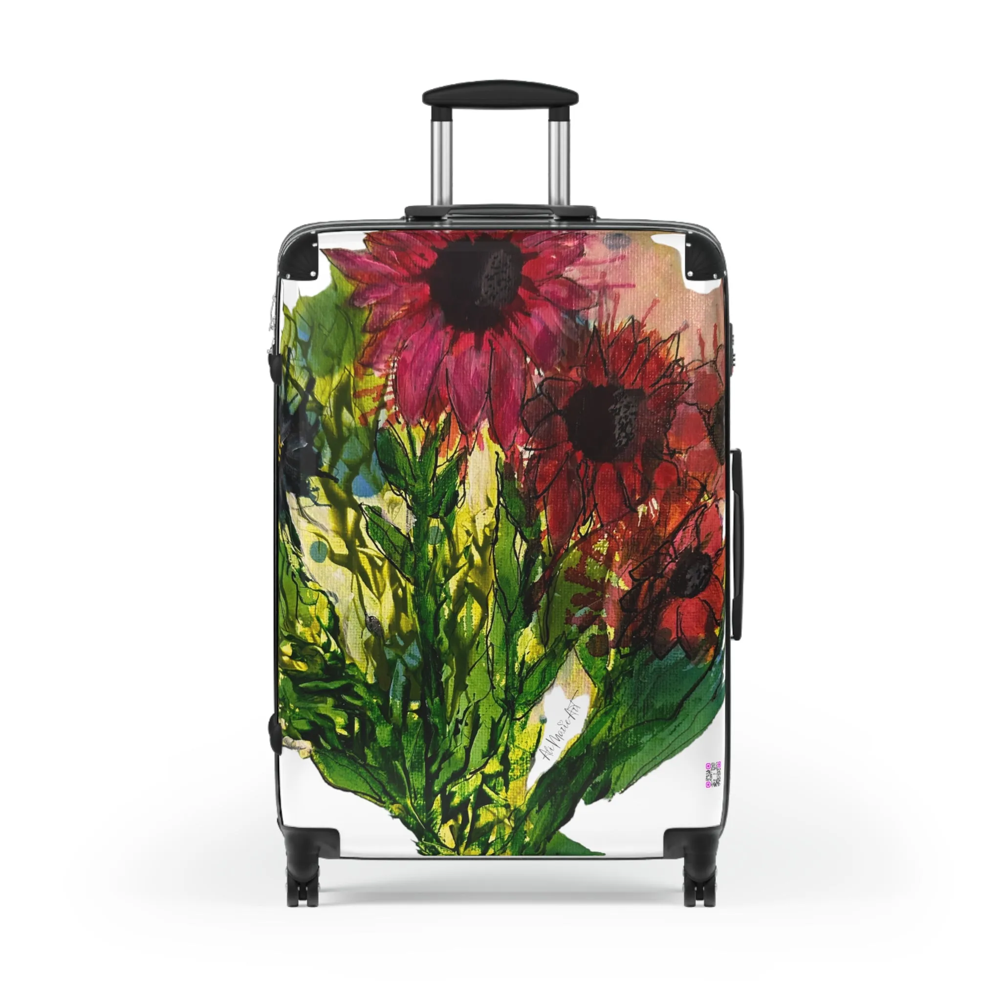 RED SUNFLOWERS Suitcase