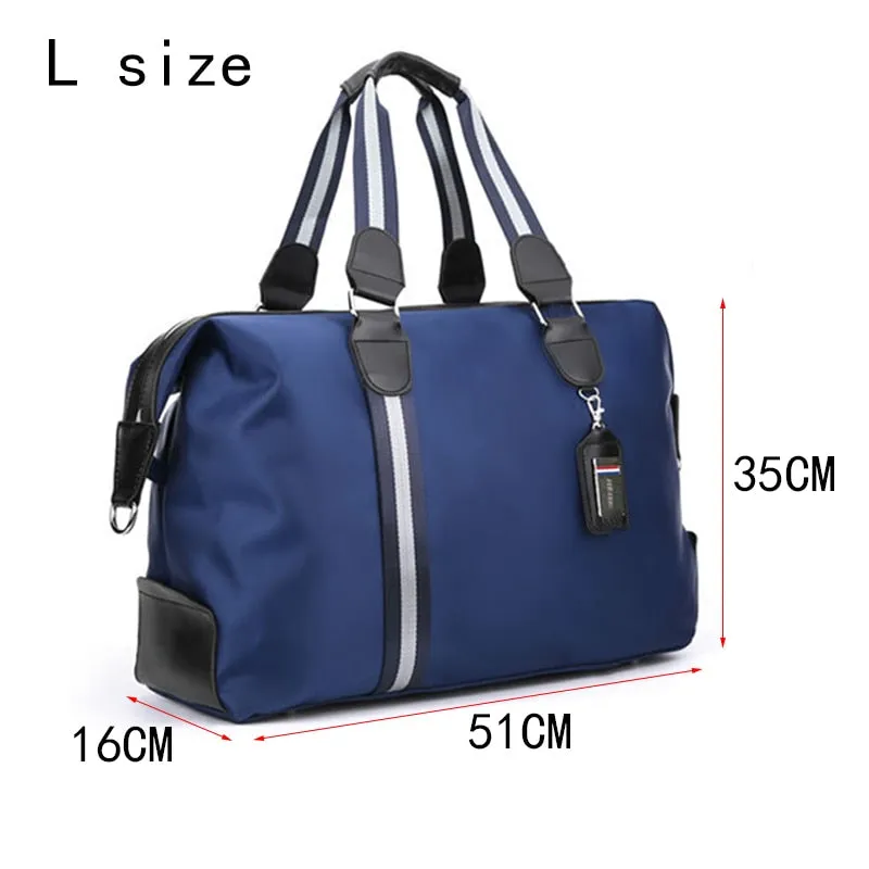 REREKAXI Large Capacity Men's Travel Bag Women Waterproof Nylon Hand Luggage Bag Multifunction Travel Duffle Bags Packing Cubes