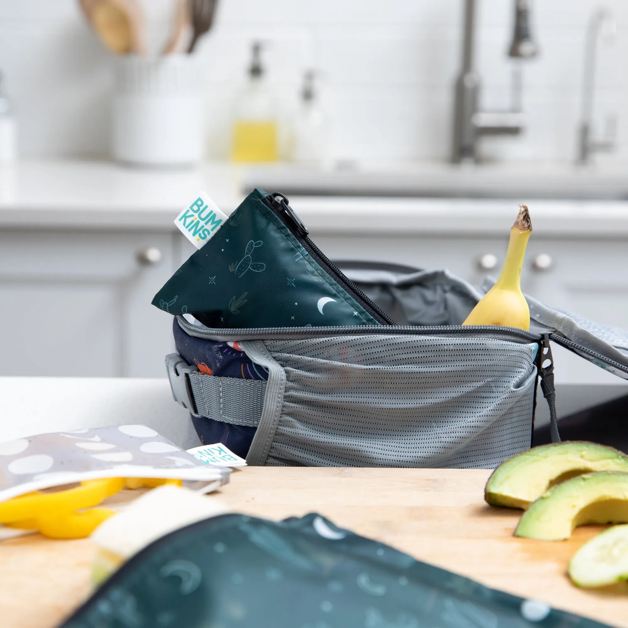 Reusable Snack Bag, Small 2 Pack: Desert Night
