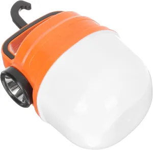 Reusable Solar Tent Lamp Portable Outdoor LED Camping Light for Tent Hiking Emergency Orange