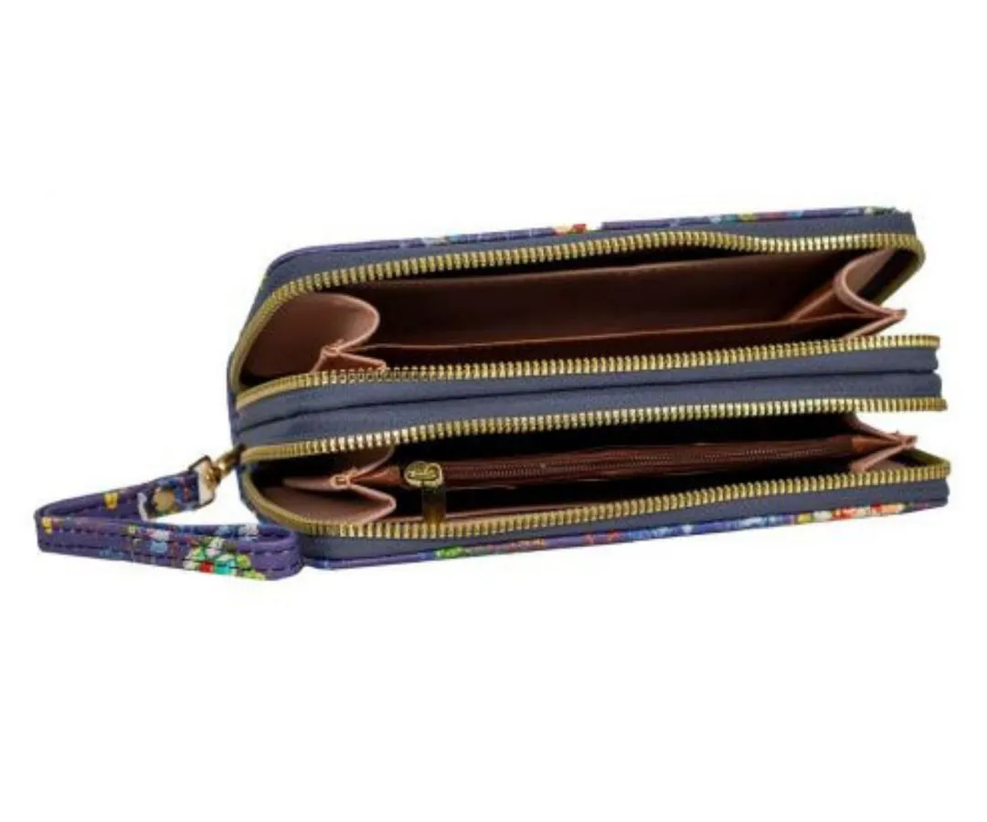 Roxette Double Zip Ladies Wallet