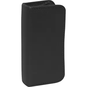 Royce Leather Executive Chrome Plated Mini Manicure Grooming Kit Handcrafted, Black, One Size
