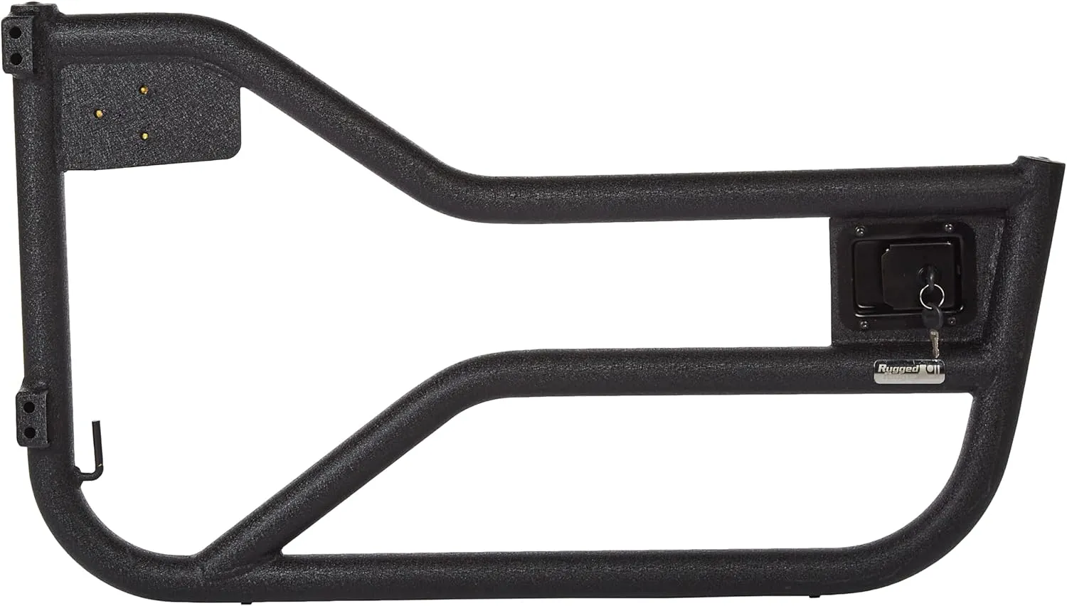 Rugged Ridge Locking Tube Doors for Jeep Wrangler TJ | Steel, Black | 11509.20 | Fits 1997-2006 Jeep Wrangler TJ