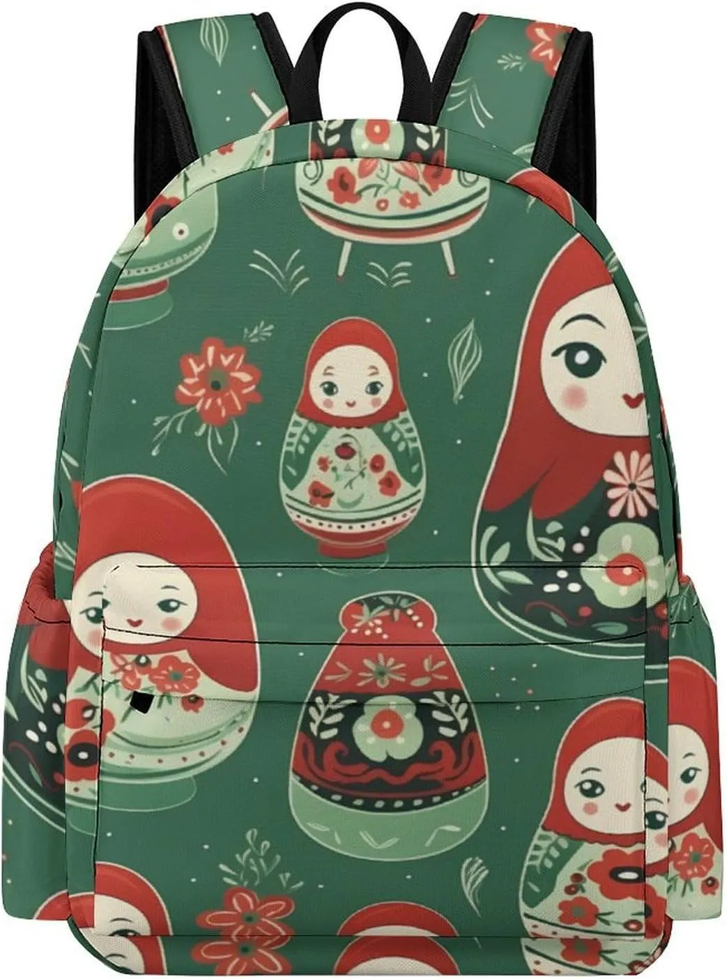 Russian Matryoshka Nesting Dolls. Mini Backpack Printed Shoulder Bag Travel Daypack Camping Work Bags