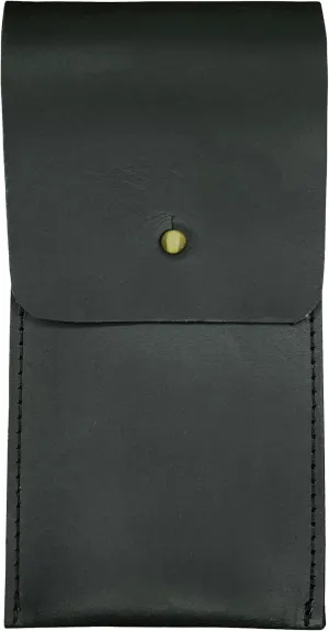 RUSTIC TOWN Leather Pen Case - Handmade Full-Grain Leather Pen Pencil Holder - Minimalist Pen Protective Sleeve Cover - Elegant Pencil Pouch for Work & Office