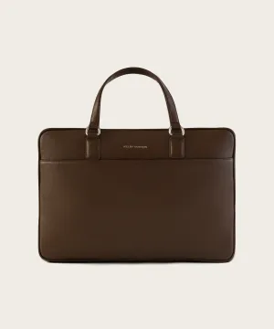 SADE LAPTOP BAG - BROWN