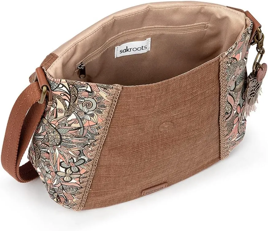 Sakroots Artist Circle Foldover Crossbody