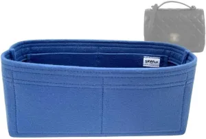 SAMORGA (3-202/ CHA-BS-Affinity-Flap-L-DS) Bag Organizer for CHA Business Affinity Large Flap Bag 2mm Cool Blue