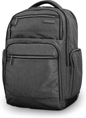Samsonite Modern Utility Double Shot Laptop Backpack, Charcoal Heather, One Size