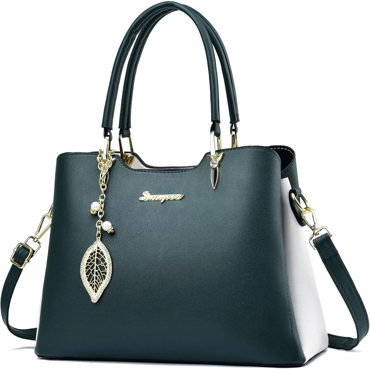 Satchel Purses and Handbags for Women PU Leather Tote Top Handle Shoulder Bags Ladies Crossbody Bags